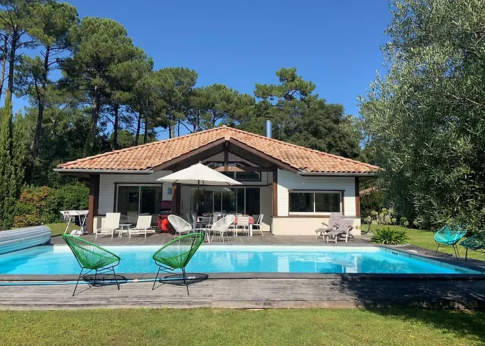 Dom wakacyjny 145 M Near Ocean With Pool And Garden Moliets-et-Maa